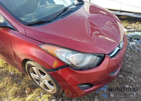 2013 Hyundai Elantra Gls из США, поврежденный, VIN 5NPDH4AE3DH263202